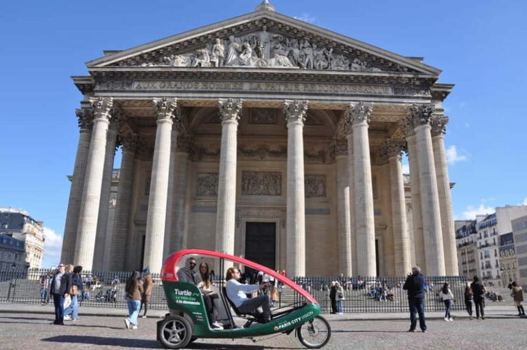 Paris: 2 hours Emily Tour in a Private Rickshaw bike - What’s Included and What’s Not