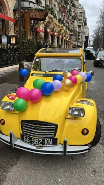 Paris: 2CV Birthday Tour with Balloons - Frequently Asked Questions