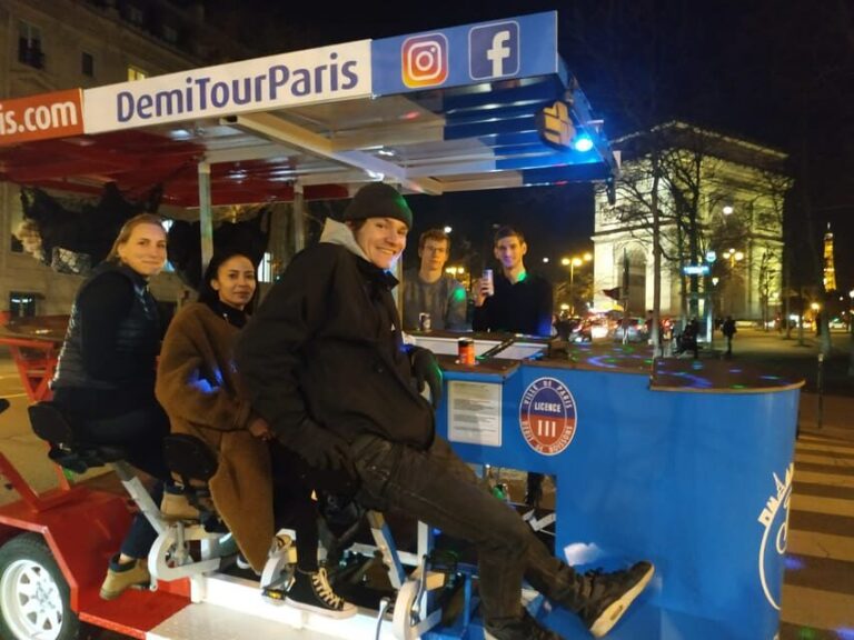 Paris: Beer Bike Bar With Drinks Included - The Route and Stops: What to Expect?