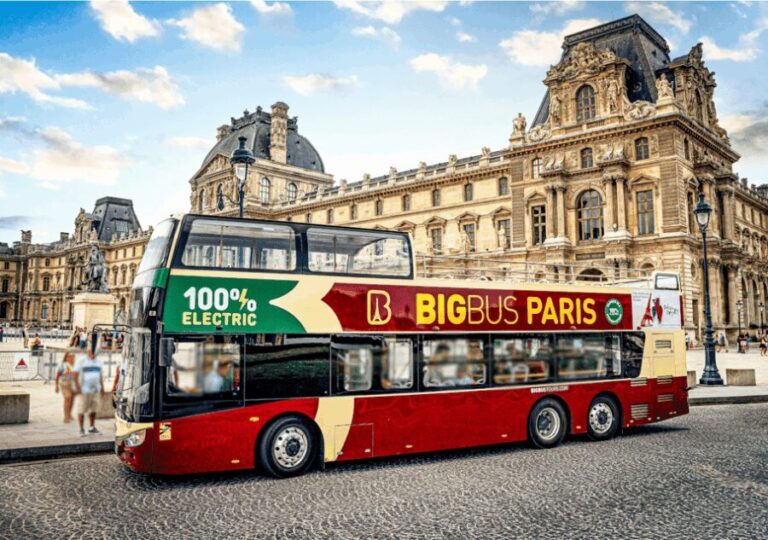 Paris: Big Bus Hop-On Hop-Off Tour with Optional Cruise - The Itinerary in Detail