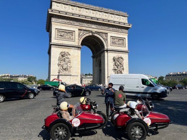 Paris by sidecar 1HR Tour - The Itinerary: A Whirlwind of Paris Highlights