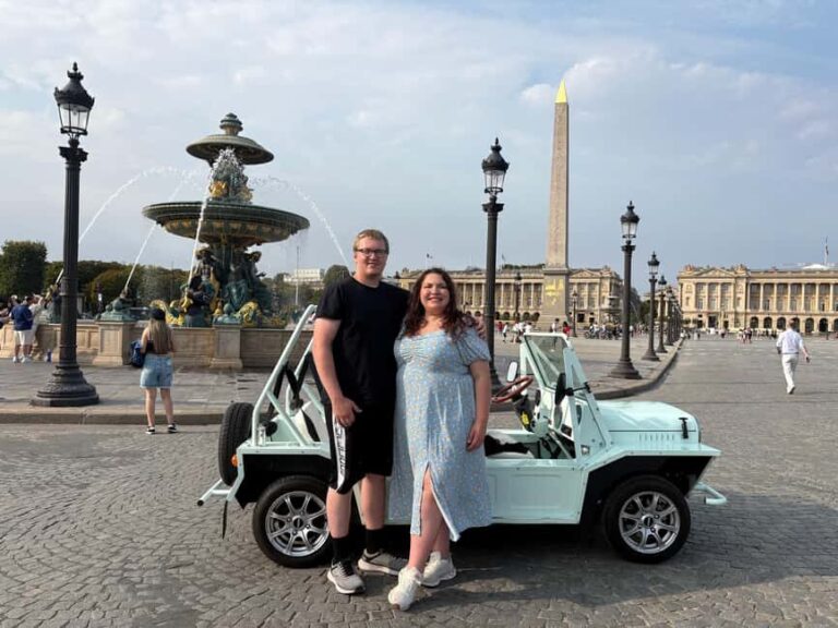 Paris Highlights : 2-hour Private Sightseeing Tour Golf Cart - An In-Depth Look at the Itinerary