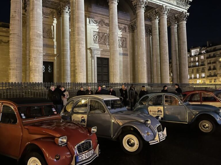 Paris: Private Guided City Tour at Night in Citroën 2CV - The Charm of the Citroën 2CV