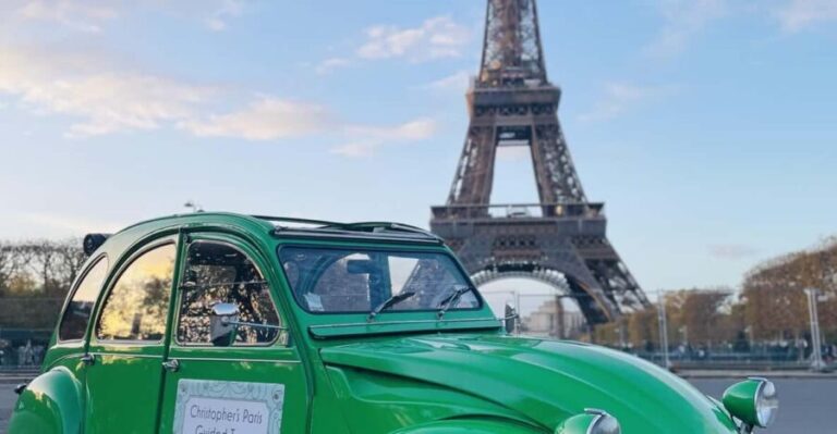 Paris Private Guided Tour in a 2CV classic French car - The Different Themes and What They Offer