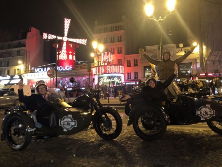 Paris: Romantic Sidecar Tour by Night with Champagne - The Real Deal: What Travelers Are Saying