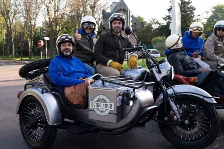 Paris & Versailles Private & Premium Bespoke Tour on Sidecar - Cruising in Style: The Vintage Sidecar Experience