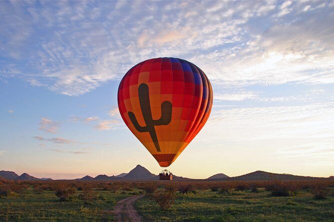 Phoenix Morning Hot Air Balloon Ride - Landing and Celebrating