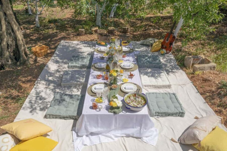 Pic nic in a country house in Palermo - The Setting: A Backyard Sicilian Retreat