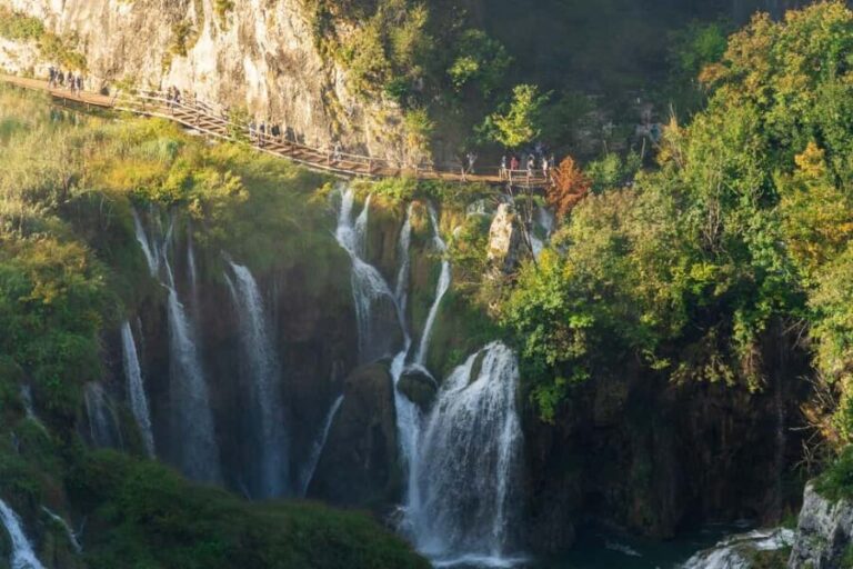 Plitvice Lakes & Krka Waterfalls  Overnight Adventure - Early Morning at Plitvice Lakes