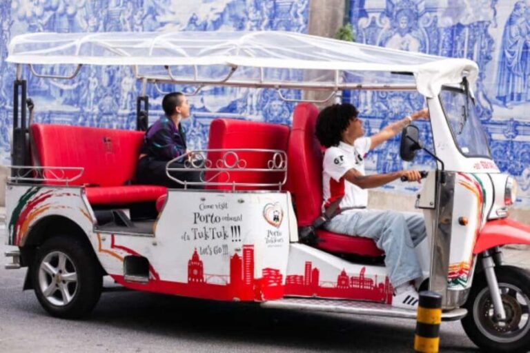 Porto: Private Tuk Tuk Tour in Porto's Historic Center - The Stops and Sights