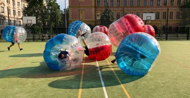 Prague: Bubbles football in city centre of Prague - The Benefits for Travelers