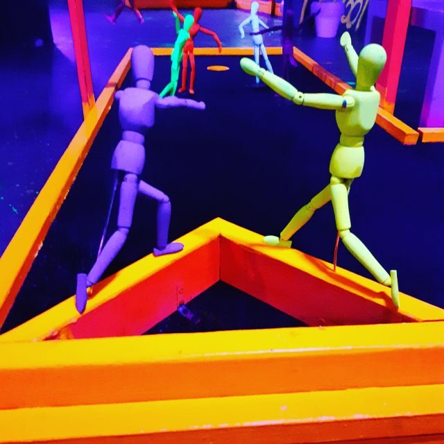 Prague: Glow Golf Mini Golf Game by UV Light - The Course and Its Unique Features