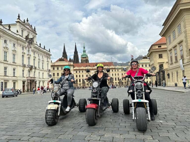 Prague: Heart of Prague Electric Tricycle Scooter Tour - The Itinerary: A Closer Look