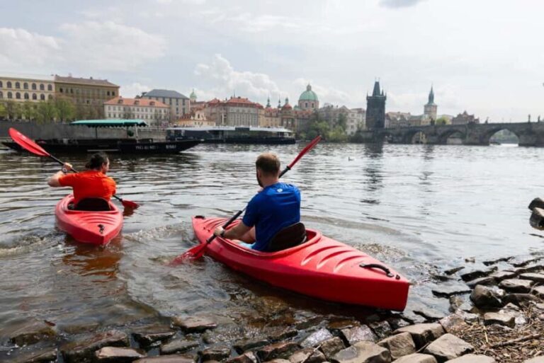 Prague: Vltava River Kayak Tour with Guide - The Itinerary Breakdown