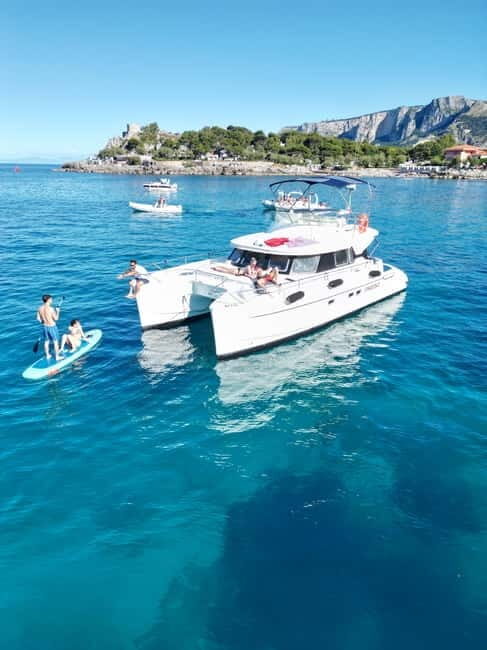 Private Catamaran Tour West Coast of Palermo with Lunch and Snorkeling - The Stops and Why They Matter
