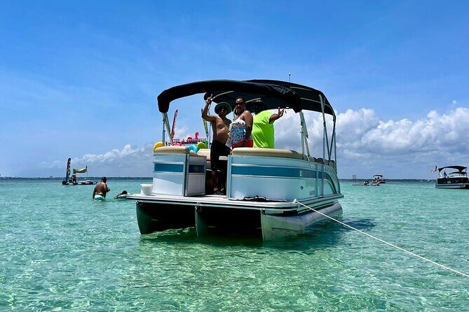 Private Crab Island Pontoon Charter with Inflatables from FWB - Who Will Love This Tour?
