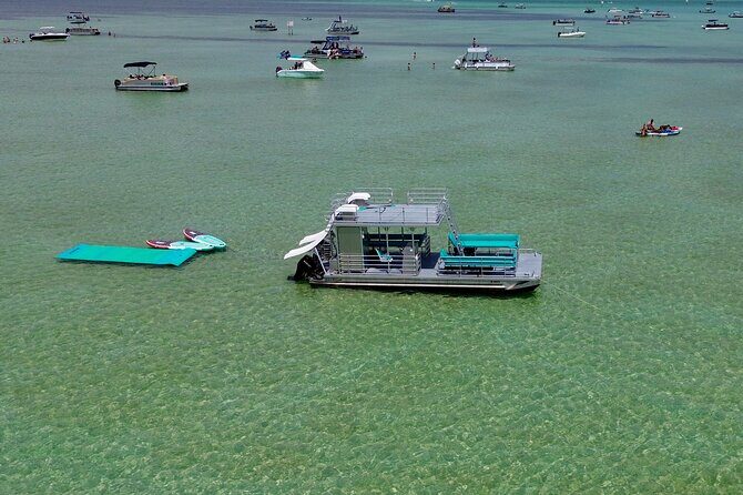 Private Crab Island Slide Pontoon Charter w/Restroom (Up to 12) - Whats Included and Whats Not?