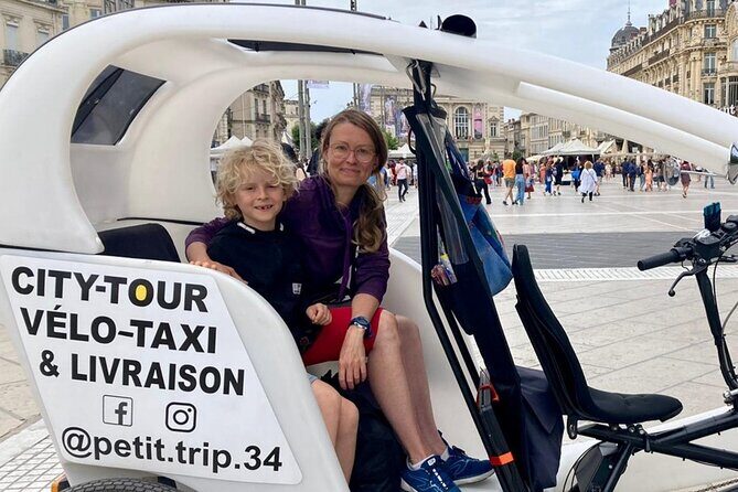 Private Discovery of Montpellier by Bike-Taxi - An In-Depth Look at the Tour