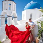 Private Flying Dress Photoshoot Santorini With Pickup - An In-Depth Look at the Flying Dress Photoshoot Experience