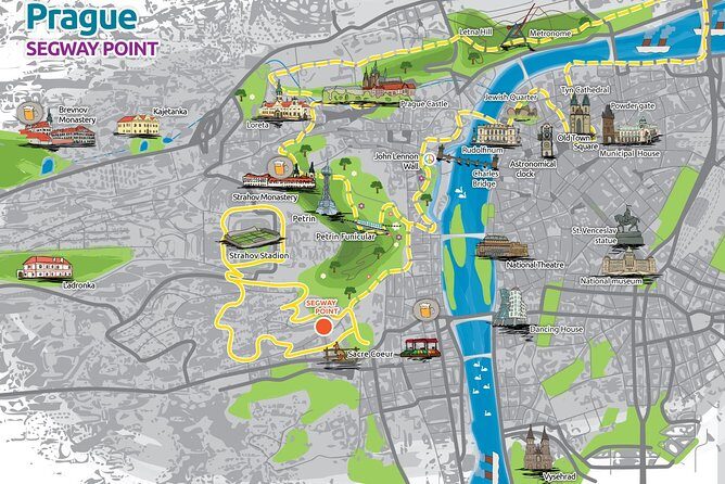 PRIVATE: Prague All Inclusive Segway & eScooter Tour + Lunch - What to Expect from the Itinerary