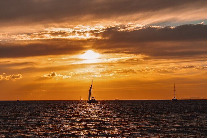 Private Sunset Cruise with Full Greek Dinner - Exploring Santorini’s Iconic coastline
