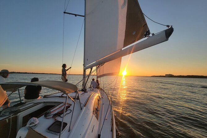 Private Sunset Sail BYOB Dolphin/History Tours on 43ft Mystique - Comfort and Convenience Onboard