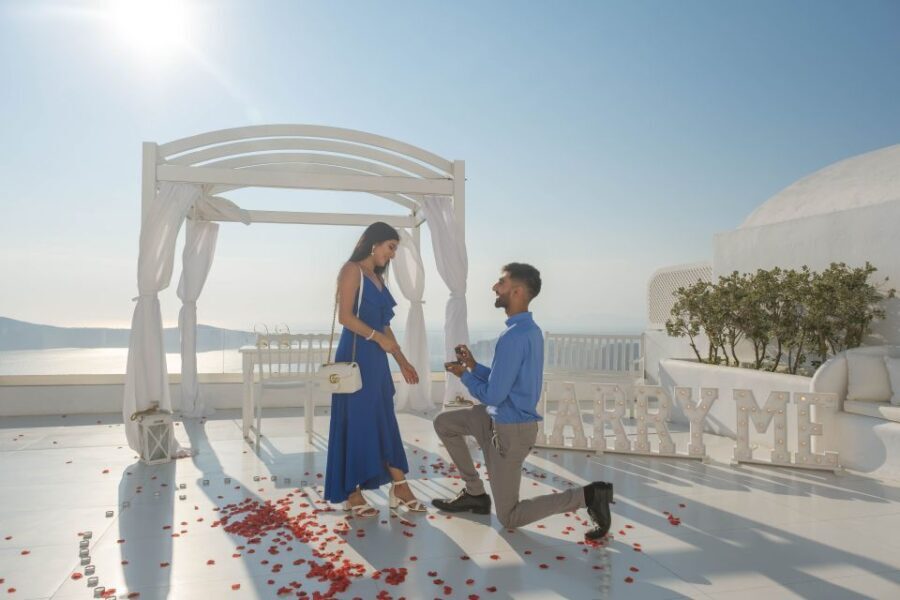 Proposal Photoshoot Santorini - Breaking Down the Experience