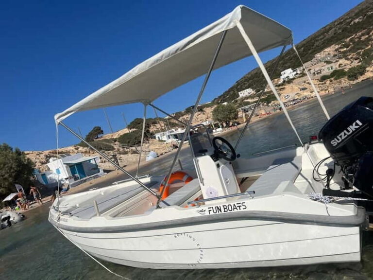 Provatas : Boat rental to Kleftiko - What’s Included and What to Expect