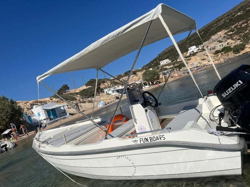 Provatas : Boat rental to Kleftiko - What’s Included and What to Expect