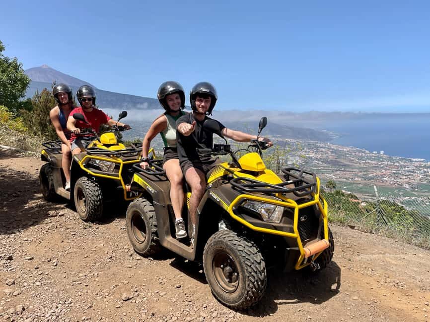 Puerto de la Cruz: Quad Tour to Teide or Off-Road Valley - What’s Included and What You Need to Know