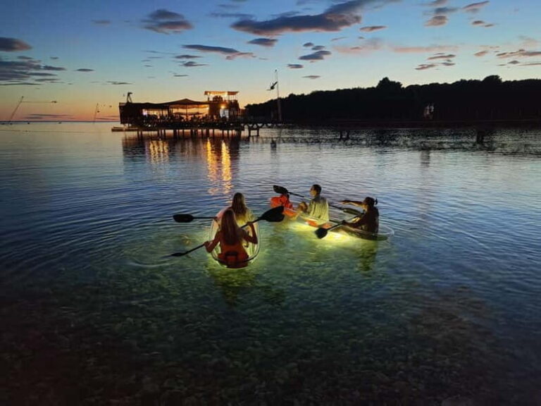 Pula: Cave Sunset/Night Tour in Transparent Kayak - What To Expect During the Tour