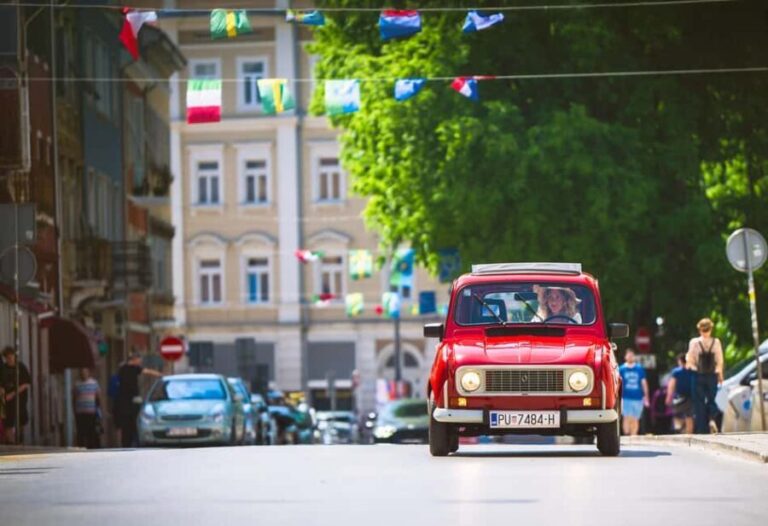 Pula: City Highlights Tour in a Vintage Renault 4 - The Itinerary in Detail