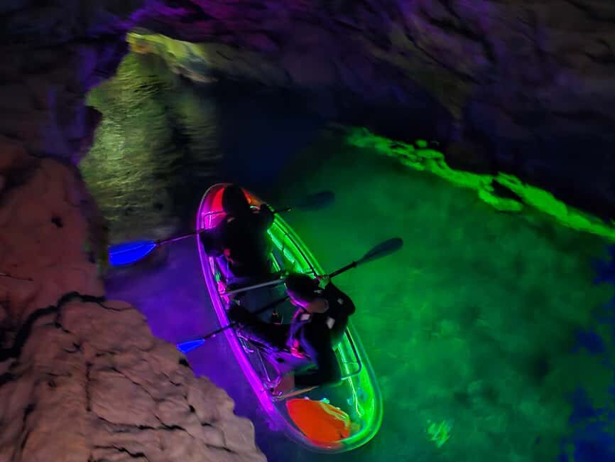 Pula: Istria Cave LED Illuminated Kayak Tour by Night - The Equipment and Logistics