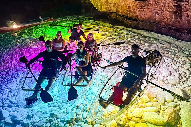 Pula: Sunset/Night-time Illuminated Transparent Kayak Tour - Group Size, Duration, and Practicalities
