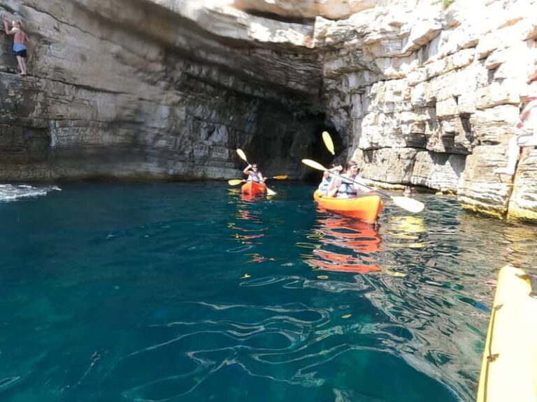 Pula:Kayak Tour-Cliff jumping,snorkeling&free GoPro pictures - The Experience Loved by Many