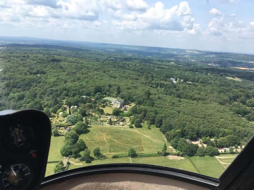 Redhill: 25-Minute Kent Heritage Helicopter Tour for 3 - The Experience on the Ground