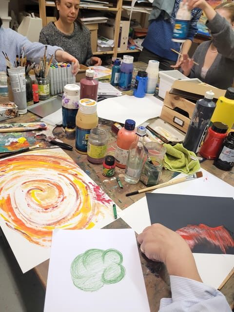 Regensburg: Intuitive painting incl. meditation - What To Expect During the Workshop