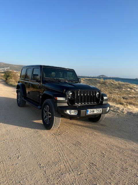 Rent Exclusive Jeep Wrangler 4x4e in Naxos - The Price: Is It Worth It?