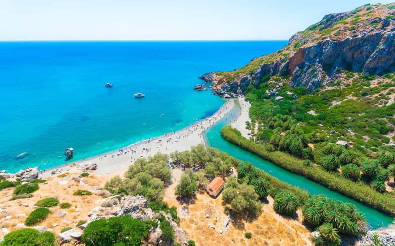 Rethymno/Chania: Preveli Beach and Kourtaliotiko Gorge Tour - How the Itinerary Works