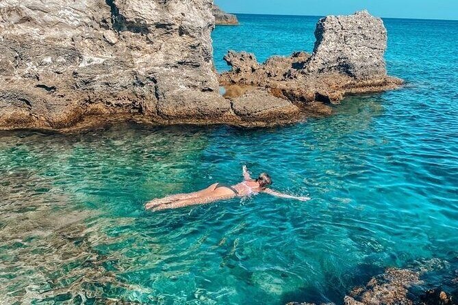 Rhodes Bay to Bay Swim Cruise-Greek Buffet w/wine included - The Food and Drinks