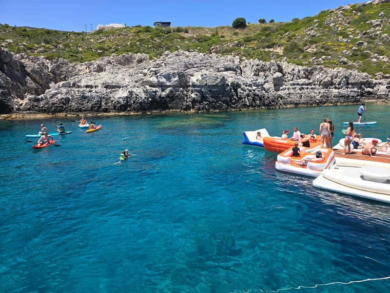 Rhodes: Gulet Trip with Food, Drinks, SUP, Kayak & Swimming - The Itinerary & Stops