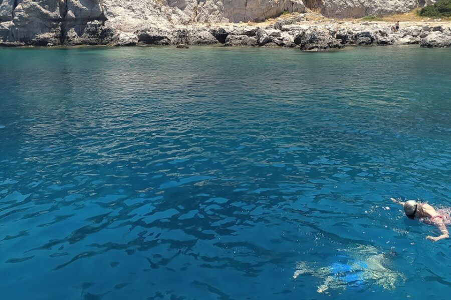 Rhodes Town: Anthony Quinn, Kalithea & Afandou Boat Cruise - The Sailing Experience