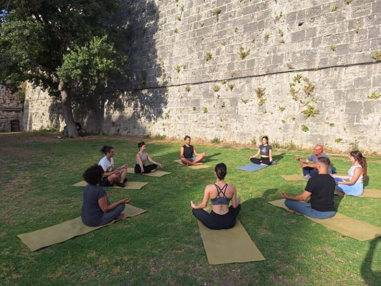 Rhodes Town: Outdoor Yoga at Grand Masters Garden - What’s Not Included and Practical Tips
