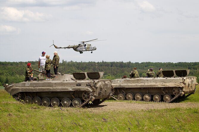 Ride in a BMP tank and military garage tour Prague - Authenticity and Overall Experience