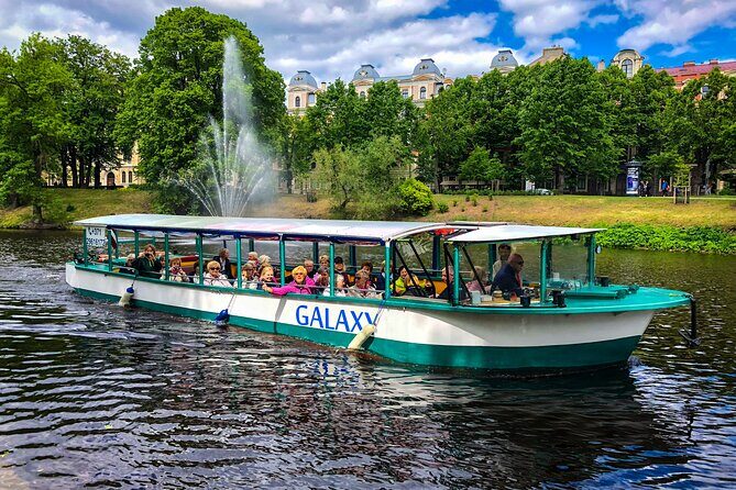 Riga Sightseeing Tour by Canal Boat with Audioguide - The Itinerary in Detail