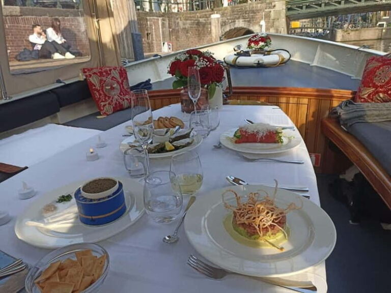 Romantic Private Dinner Cruise Amsterdam - Dining with a View