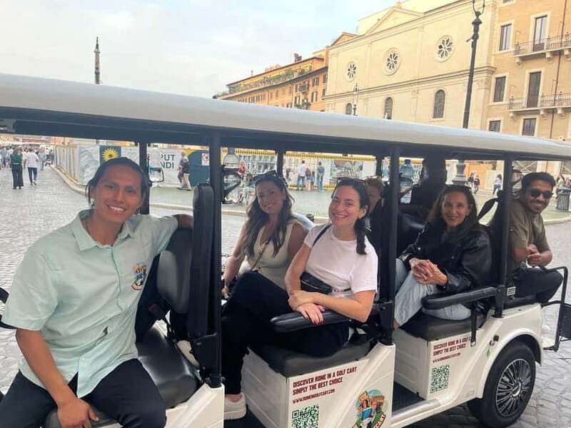 Rome 3 hours Golf Cart Sightseeing tour with gelato/suppli - Exploring Rome’s Top Sights by Golf Cart