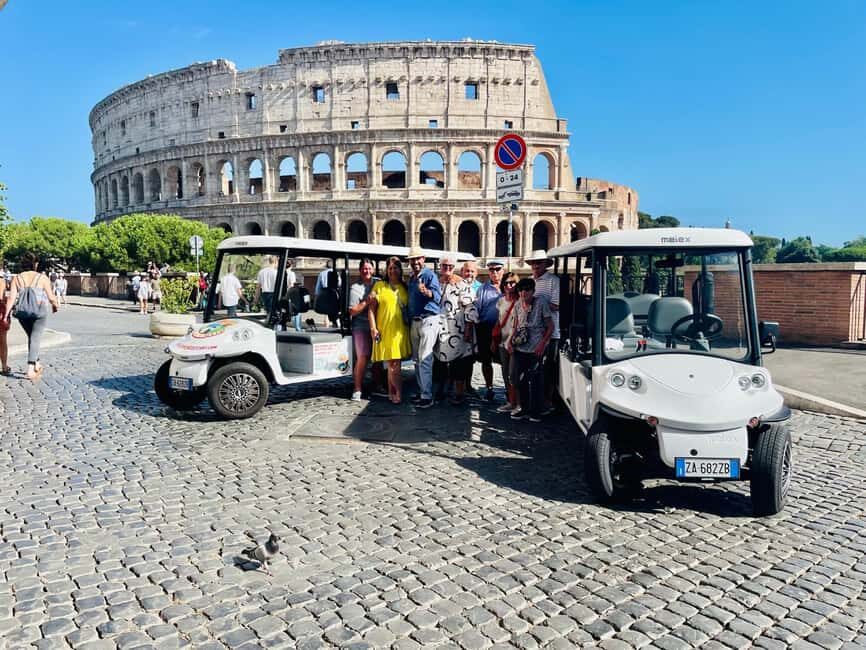 Rome: 4 hours Deluxe Golf cart Personalised Sightseeing tour - The Itinerary: What You’ll See and Experience