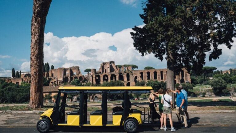 Rome: Appian Way Golf Cart Tour with Roman Catacombs Entry - What to Expect: The Experience in Detail