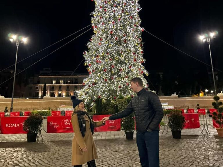 Rome: Christmas in Rome Illuminated Night Tour in Golf Cart - What’s Included and How It Works